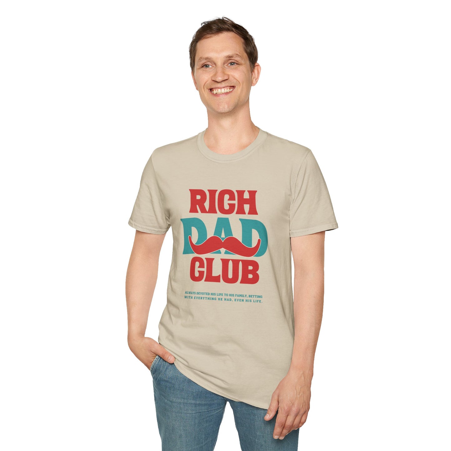 Father's Day Rich Dad Club T-Shirt