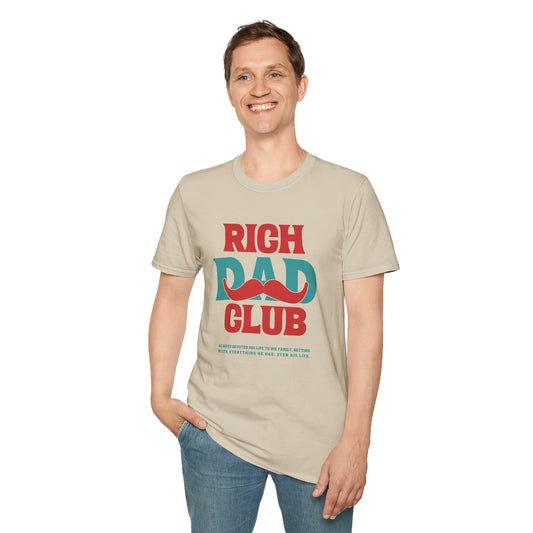 Father's Day Rich Dad Club T-Shirt